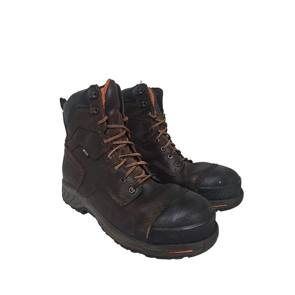 Timberland PRO 8" Men's Endurance HD CTCP Work Boots A1Q5U Brown Size 12W - Picture 1 of 7